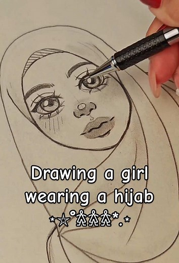Tutorial de Dibujo: Cómo Dibujar una Chica Hijabi