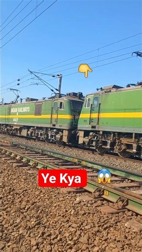 WAG 9 powerful engine 🚂 #indianrailways #shorts #wag9