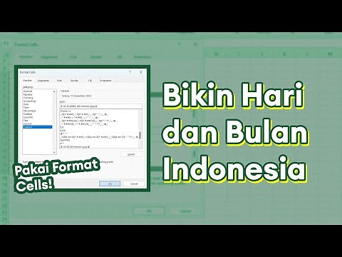 Cara Ubah Tanggal, Hari, dan Bulan di Excel Menjadi Bahasa Indonesia - Tutorial Lengkap!