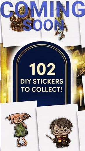 "Coming Soon: Harry Potter Diamond Art Sticker Book Reveal!"
