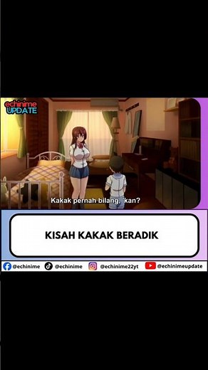 Kakak sayang adik🗿🗿 #anime #echinimeupdate