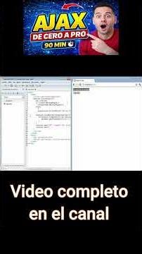 TODO AJAX EN UN SOLO VIDEO 😱 DE CERO A PRO #programación #retro #algoritmo #pc #codificacion