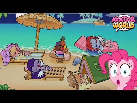 UMA NOITE na PRAIA (Avatar World) #LuliRarity