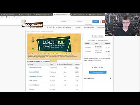 Codechef Problem-Solving (go to twitch.tv/errichto for live chat)