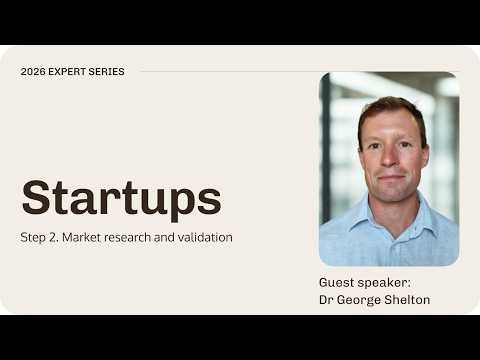 Startups. Step 2. Market research and validation. Expert Webinar