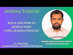 Build and push to Artifactory using Jenkins Pipeline - TechWorld with Murali - Jenkins Tutorial