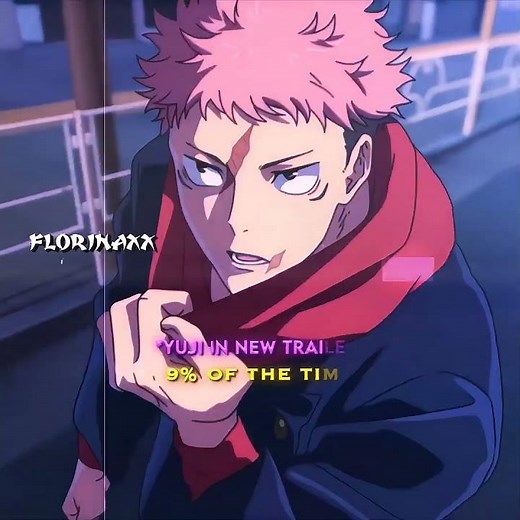 💀😭YUJI IN NEW JJK TRAILER 0.001% TIME || JUJUTSU KAISEN #jujutsukaisen #anime #yuji #yuta #gojo