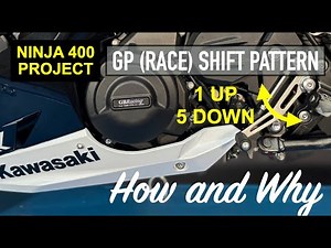 Ninja 400 Track Bike Project - Setting Up GP / Race Shift Pattern