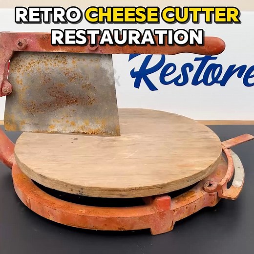 Retro Cheese Wheel Cutter Restoration🧀 #explore | Rescue & Restore