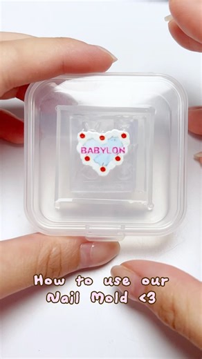 @ifwbabylon on Instagram: "How to use my nail molds tutorial is here!! (⁎⁍̴̛ᴗ⁍̴̛⁎) I’m so excited to finally launch my nail molds! 💖 It has been such a tedious process learning how to 3D sculpt them on my iPad and also experiment with the different materials used >~