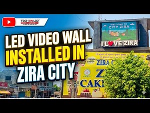 P4 Outdoor LED Screen Installed in Zira | Techon LED | Outdoor Video screen