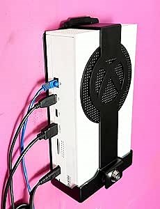 Anti-Theft Security Enclosure for Popular X-Style Game Console (Size Small/Series S) with Key Lock Security