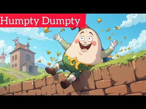 Humpty Dumpty’s Silly Fall|Funny Nursery Rhyme for Kids|English Poem for Children|atrangi littles