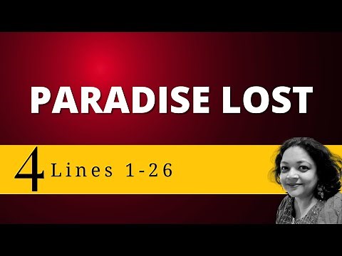 Paradise Lost Book1 | Lines 1-26 | Lecture 4 #paradiselost #nibblepop