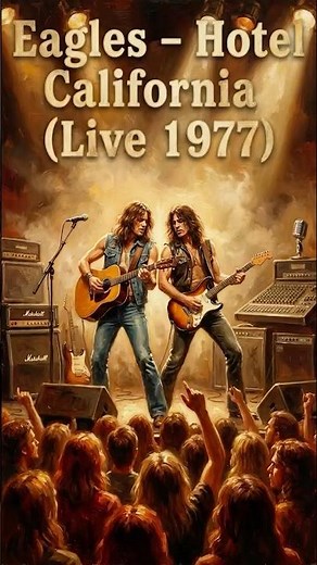 Eagles – Hotel California Live 1977 | Legendary Guitar Solo 🎸