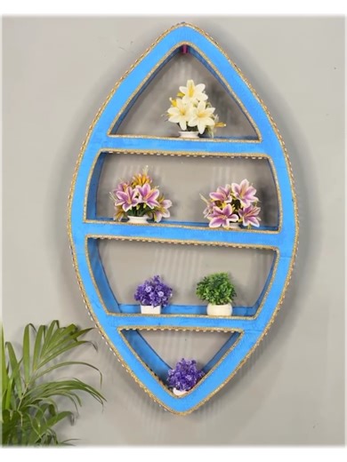 Creative Cardboard Craft: Best Wall Organizer Shelf