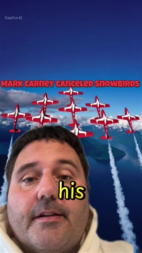 Mark Carney and his Liberal government have now cancelled the Snowbirds after 50 years of service. When our sovereignty is being challenged and when national unity is falling apart. #cdnpoli #canadanews #snowbirds #aviationtiktok #canada