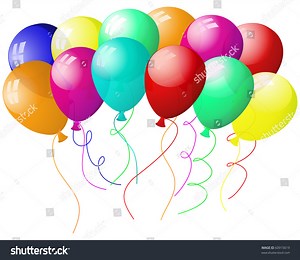 Beautiful Balloons Air Vector Illustration Stock Vector (Royalty Free) 60915619 | Shutterstock