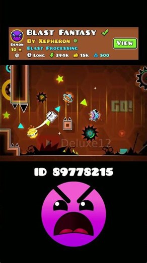 Blast Processing Geometry Dash 2.2 #geometrydash #extreme #creator