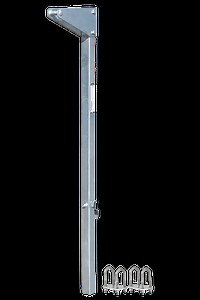 10' Bolt-on Ladder Stanchion Anchor with 12" Overhead Offset