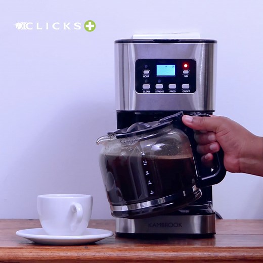 1.2K reactions · 18 comments | Kickstart your day with the 10-cup coffee maker from Kambrook! Enjoy barista-quality coffee at home every morning or grab a cuppa just to unwind at any time! ☕️✨ | Clicks | Facebook
