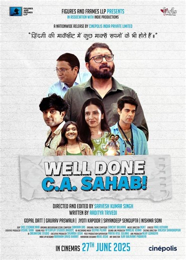 Well Done C.A Sahab! Movie (2025) | Release Date, Review, Cast, Trailer - Gadgets 360