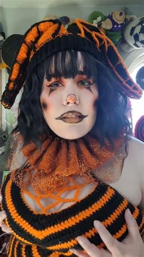 Jester hat and collar pattern #crochet #crochethat #handmade #cosplay #creative