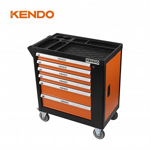 [Hot Item] Kendo High Performance 6 Drawer Storage Organizer Garage Toolbox Cabinet Trolley Set