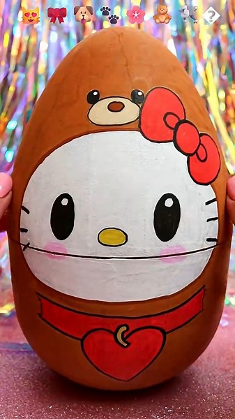 ASMR UNBOXING Hello Kitty Puppy TopToy Egg Review ❤️#shorts #asmr #hellokitty #egg #trending #fyp