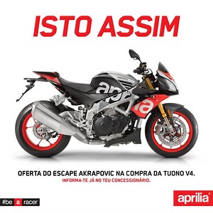 12K views · 44 reactions | Mais? Ok, a Tuono V4 com Akrapovic | Aprilia | Facebook