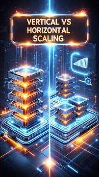 Vertical vs Horizontal Scaling Explained in 60 Seconds | System Design Basics #Shorts #systemdesign