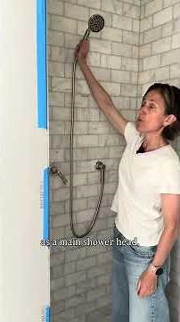 Wrong Showerhead Placement = Expensive Mistake #BathroomReno #Construction
