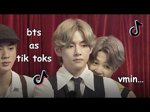 bts as random tik toks