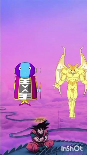 zeno vs super shenron #dragoball #fight