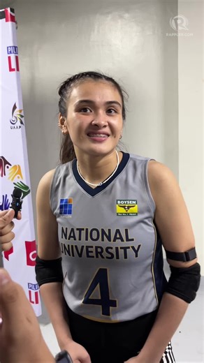 Childhood friends Bella Belen of NU and Detdet Pepito of UST faced each other in the UAAP for possibly the final time after the Lady Bulldogs survived the Golden Tigresses in a five-setter to end the elimination round of the Season 87 women's volleyball tournament. But Pepito hopes for another encounter as she and UST aim to meet Belen and NU in the finals for the second straight season. #fyp #tiktokph #newsph #rappler