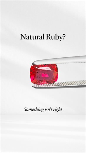 𝗜𝗹𝘆𝗲𝘀 & 𝗕𝗶𝗹𝗮𝗹 | 𝗚𝗲𝗺𝘀𝘁𝗼𝗻𝗲𝘀 • 𝙁𝗶𝗻𝗲 𝗷𝗲𝘄𝗲𝗹𝗿𝘆 on Instagram: "Natural ruby ? But “natural” doesn’t always mean untreated — or valuable. Here’s what the tests revealed ⬇️ 🔍 Refractive Index 1.77 → exactly where corundum should be 🔍 Polariscope Blinking during rotation → doubly refractive → consistent with ruby ⚖️ Specific Gravity Calculated at 3.95 → slightly below typical natural ruby → first sign something might be off 🔬 Microscope Amphibole crystals → proof of natura
