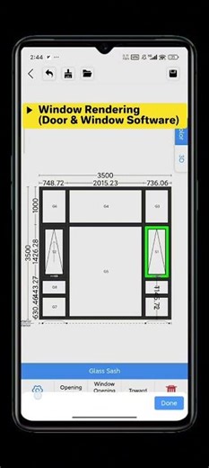 Window Rendering (Door & Window Software)#drending #FreeDoorWindow#renderingsoftware #rendering