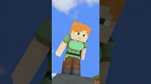 Car vs Alex Falling – minecraft animation #shorts