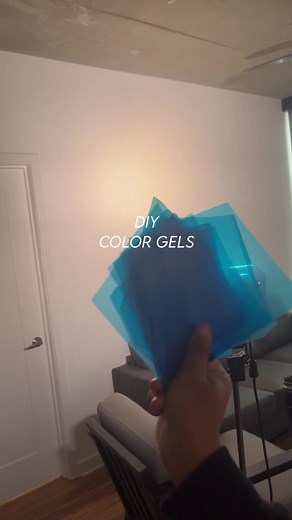 How to do color gels on a budget (still learning :) ) #cameratricks #blackphotographers #musicvideo #beginnerfilmmaker #fyp