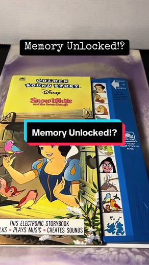 The sounds of thr Disney Snow White and the Seven Dwarfs Golden Sound Story Book! #snowwhite #retrovibes #childhoodmemories #asmrvideo #asmrsounds #childhoodnostalgia #disneyland #memoryunlocked #memorylane