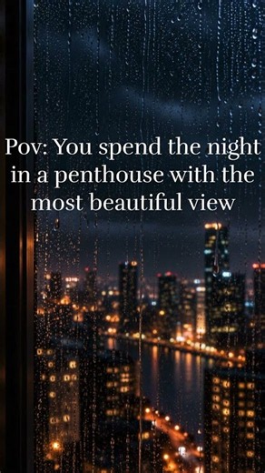 Rain Sounds for Sleeping | The Most Peaceful View in the City