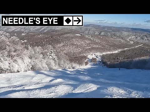 Killington, VT - ◊/🟦 Needle's Eye (1-8-24) [4K]