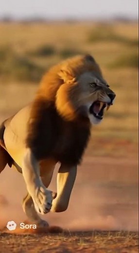 Hyena's "Laugh" Instantly Turns to "Screams"! The Lion King's "Royal RAGE" is Terrifying! #wildlife