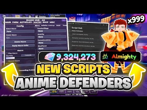 [NEW] Roblox Anime Defenders Script Hack: FASTEST Auto Farm | Infinite Rerolls | *PASTEBIN 2024*
