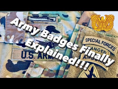 Army Badges Explained! Let's Talk About What Some Of Them Actually Mean