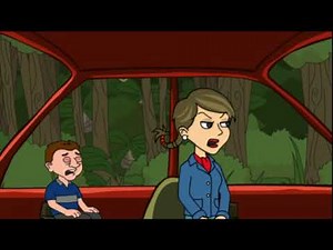 tween throws tantrum in car