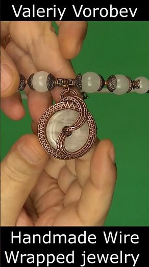 Handmade wire jewelry Valeriy Vorobev Free wire wrapped jewelry step by step tutorials for beginners