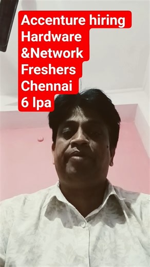 Accenture Hiring Freshers | Network & Services Operation New Associate | Chennai