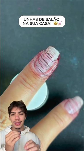 How to customize your nails using the dried nail polish string hack? 💅✨