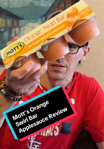 Mott's Orange Swirl Bar Applesauce Review